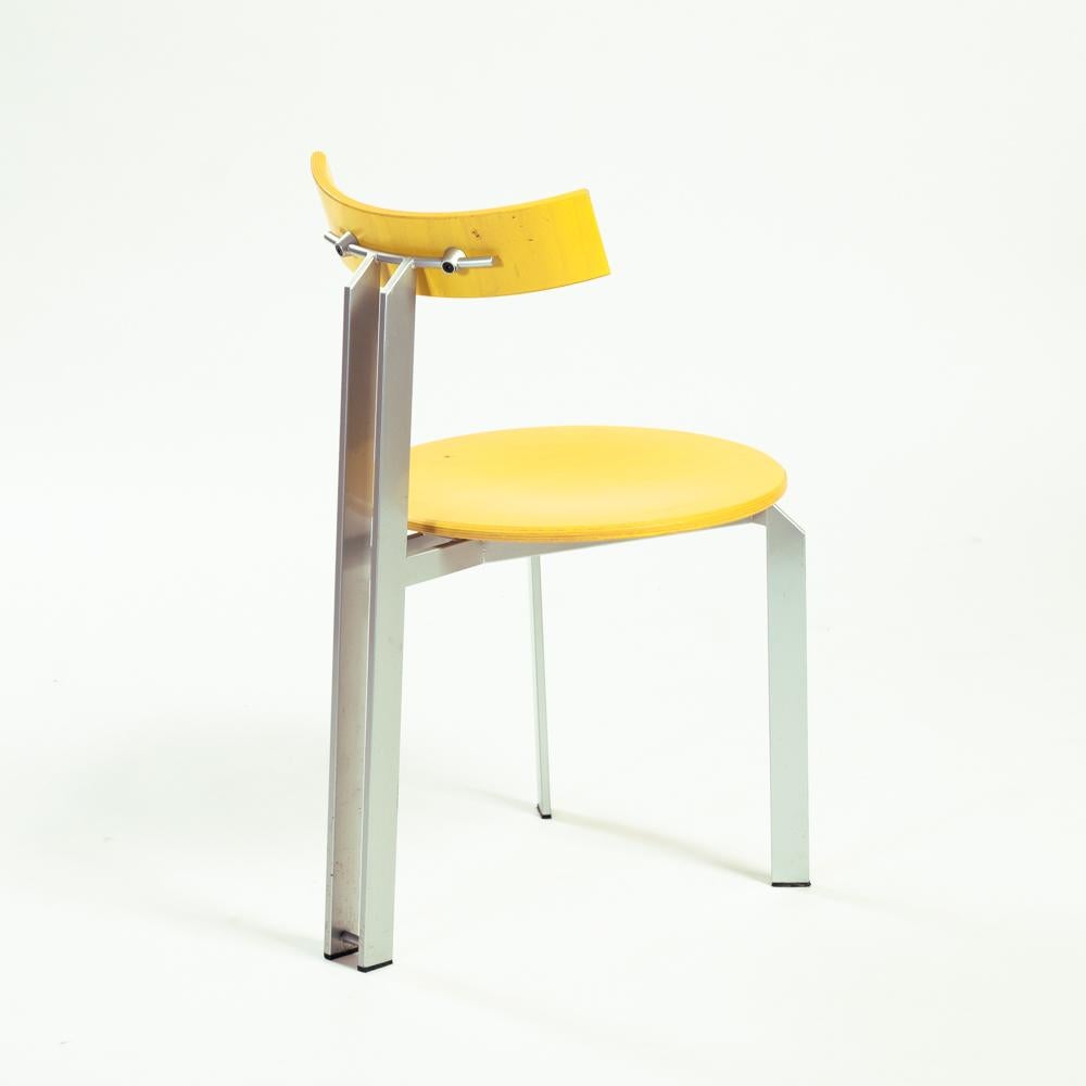 Late 20th Century Harvink Zeta postmodern Dutch design chair, set of 2, 1980s