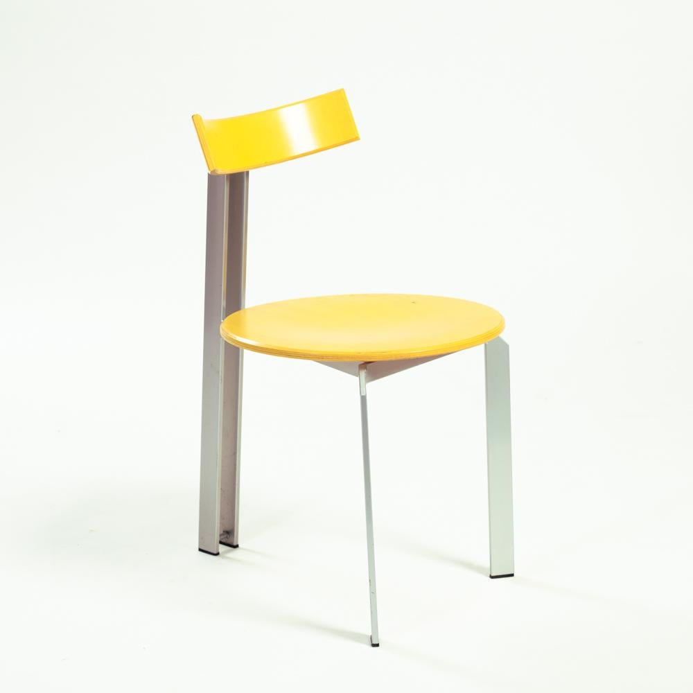 Harvink Zeta postmodern Dutch design chair, set of 2, 1980s 1