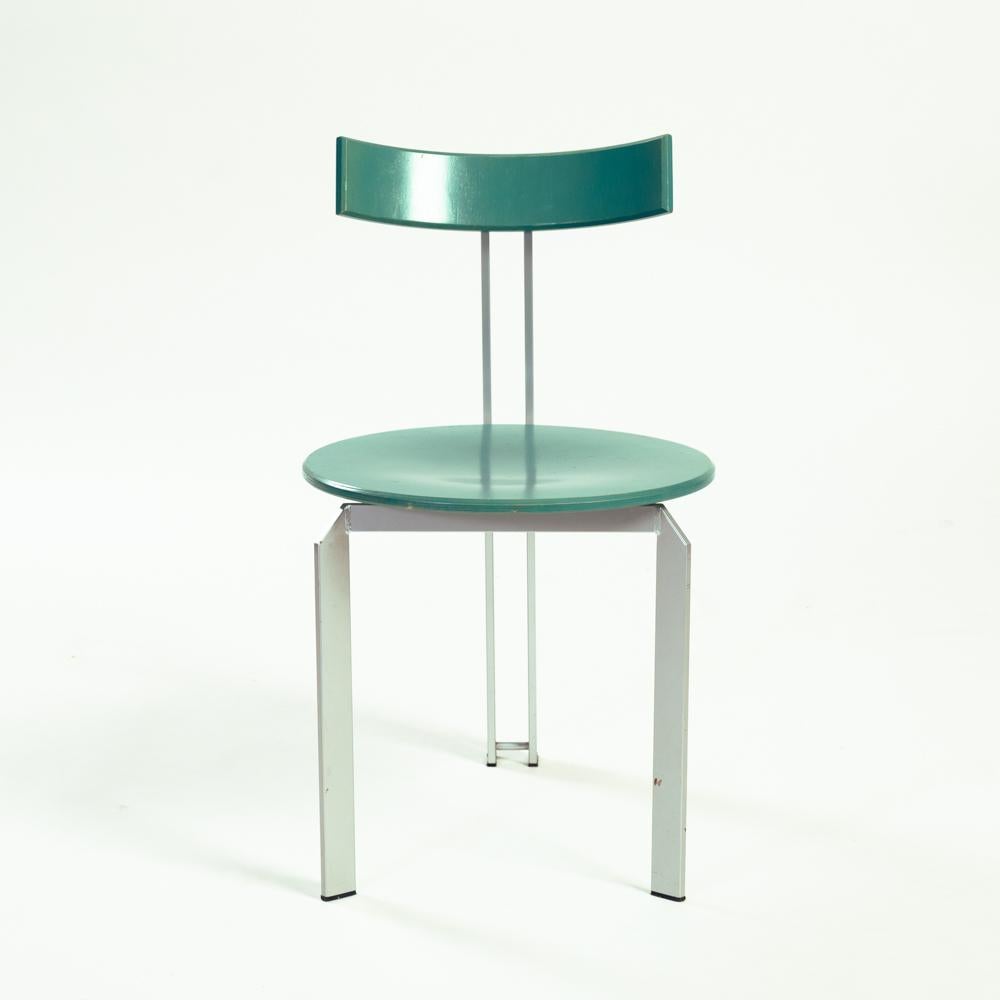 Harvink Zeta postmodern Dutch design chair, set of 2, 1980s 3