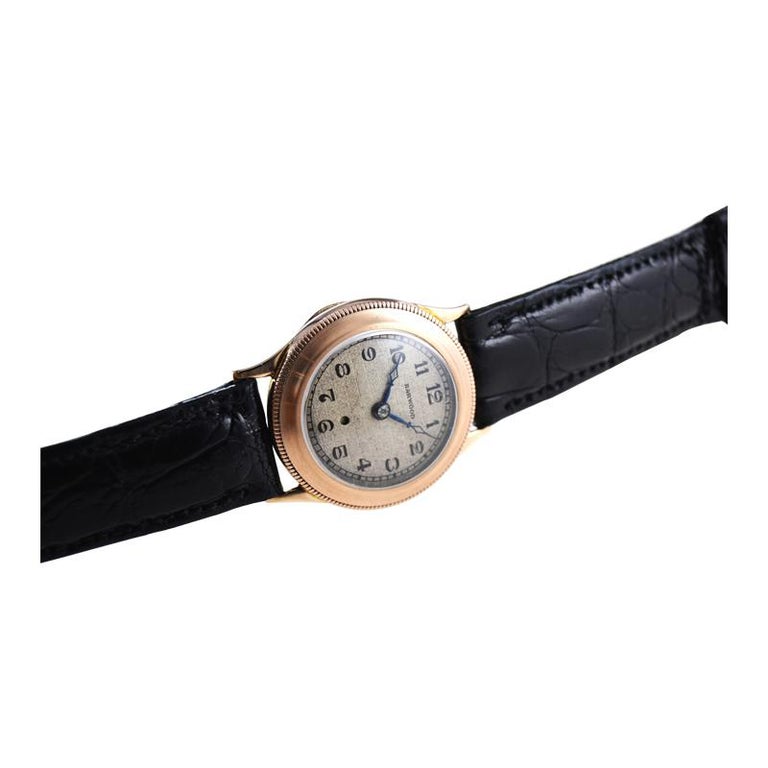 Harwood 9ct Solid Gold Rare Earliest Example of the First Automatic