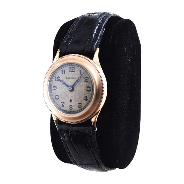 Harwood 9ct Solid Gold Rare Earliest Example of the First Automatic