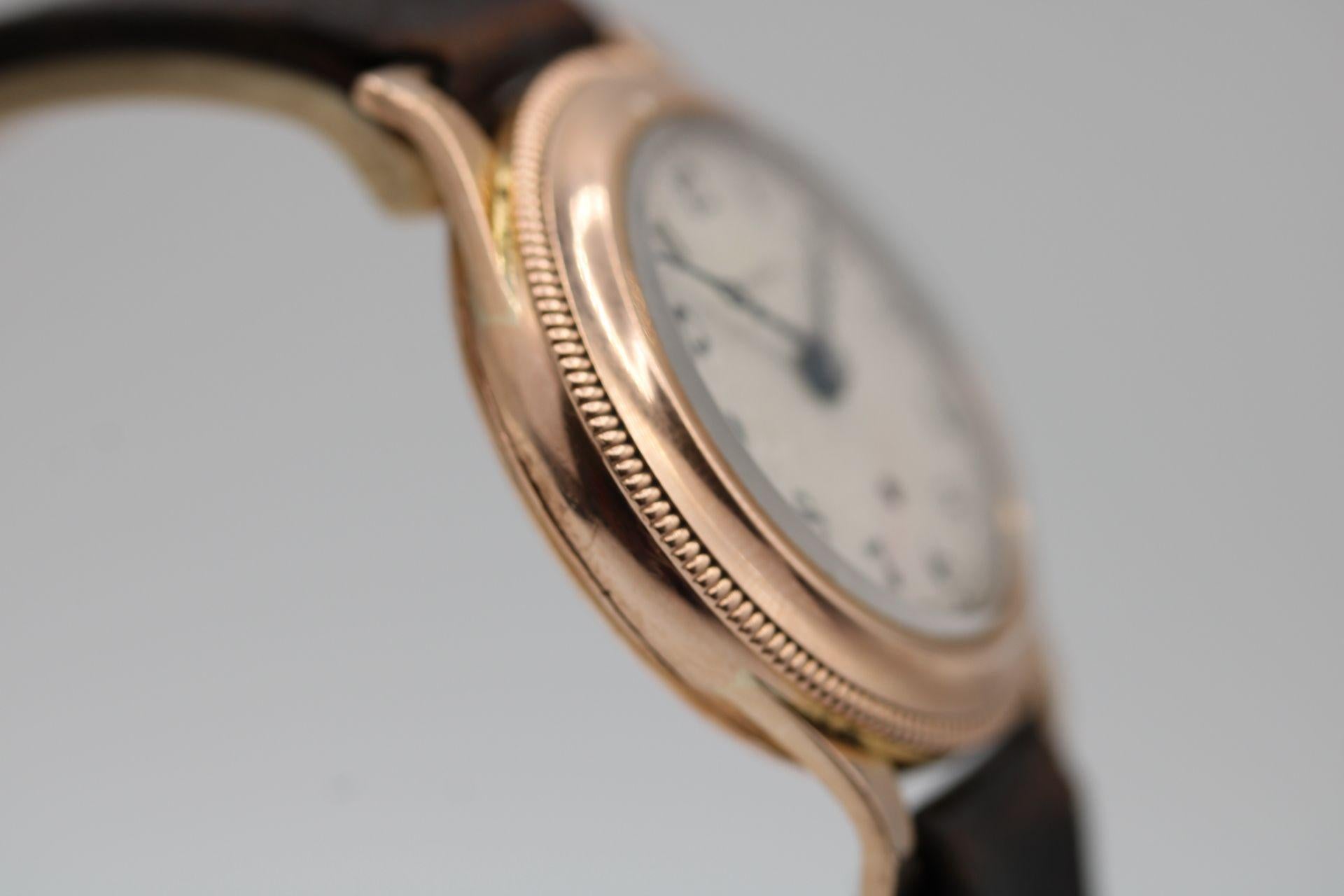 Harwood Bumper Automatik-Uhr aus Roségold 8