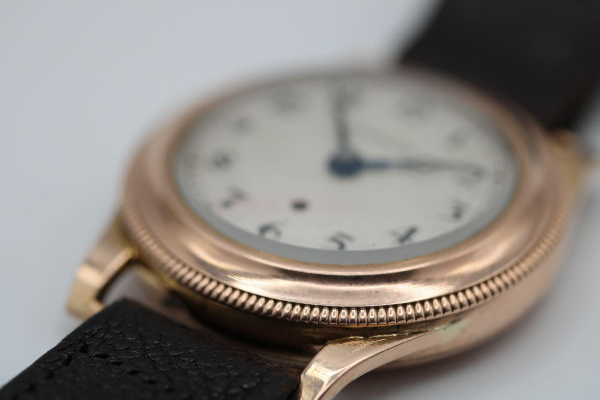 Harwood Bumper Automatik-Uhr aus Roségold 1