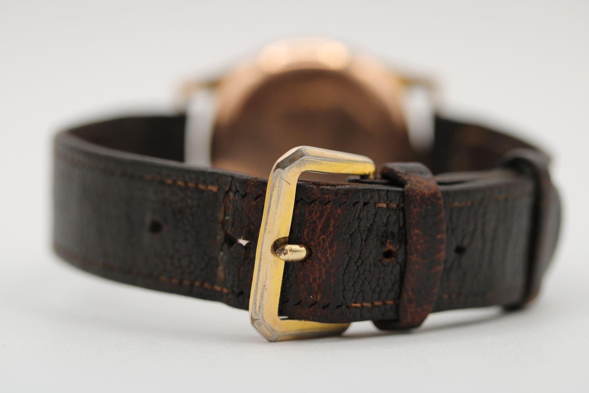 Harwood Bumper Automatik-Uhr aus Roségold 4
