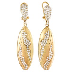Hasba 18K Gelbgold 2,86ct Diamant-Tropfenohrringe HA20-070125
