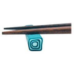 Hashioki, Murano Murrina Glass Chopstick Holder and Seat Marker