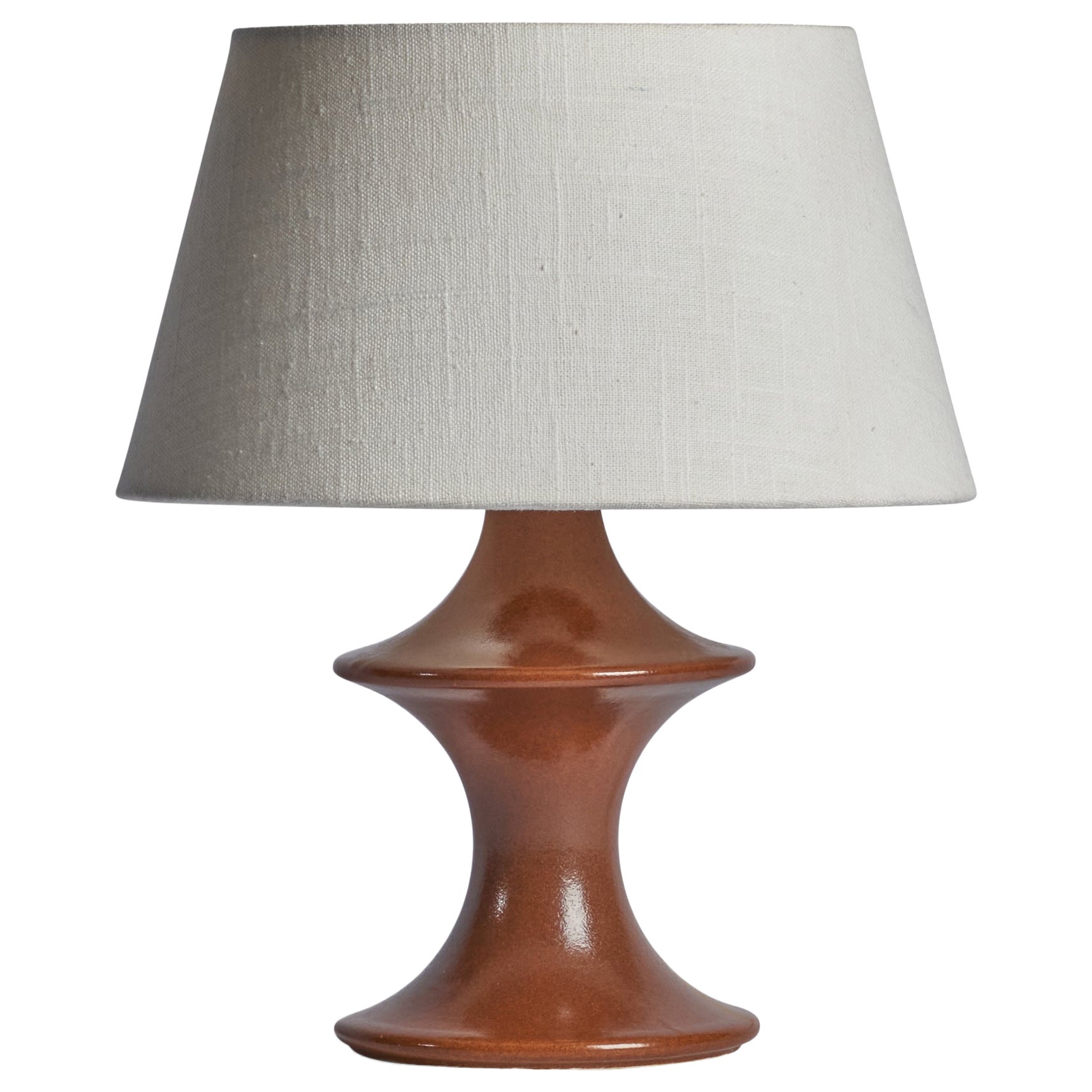 Lampe de bureau Hasle, grès, Suède, années 1960