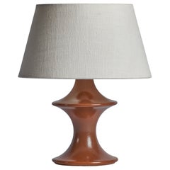 Lampe de bureau Hasle, grès, Suède, années 1960