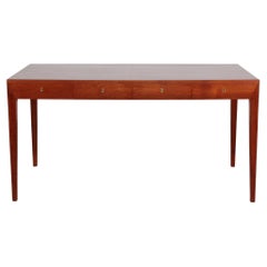 Haslev Furniture Writing Desk of Teak by Severin Hansen Jr. Denmark 1960s