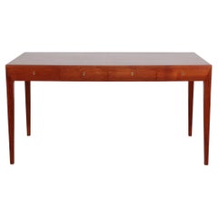 Haslev Furniture Writing Desk of Teak by Severin Hansen Jr. Denmark 1960´s 