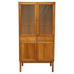 HASLEV MØBELSNEDKERI Cherry Danish Modern China Display Cabinet