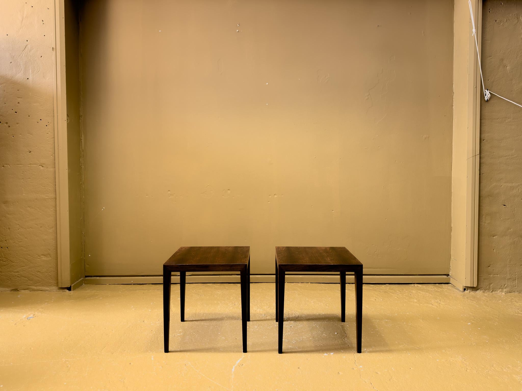 Danish Haslev Side Tables For Sale