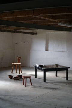 Haslv Møbelfabrik, Danish Modern Coffee Table with Ceramic Top, Made in 1970s