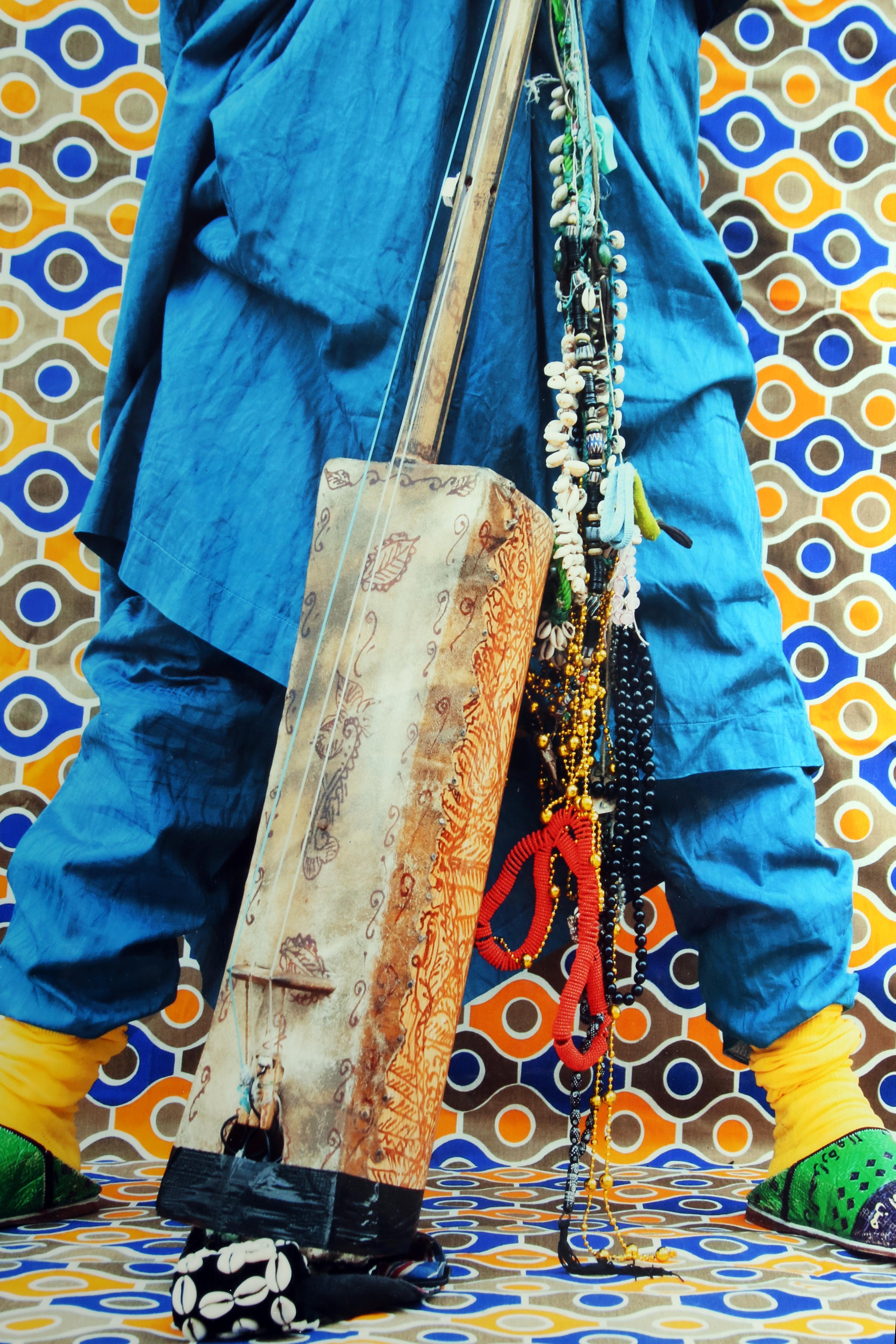 Hassan Hajjaj Portrait Photograph - Simo Blue Legs 