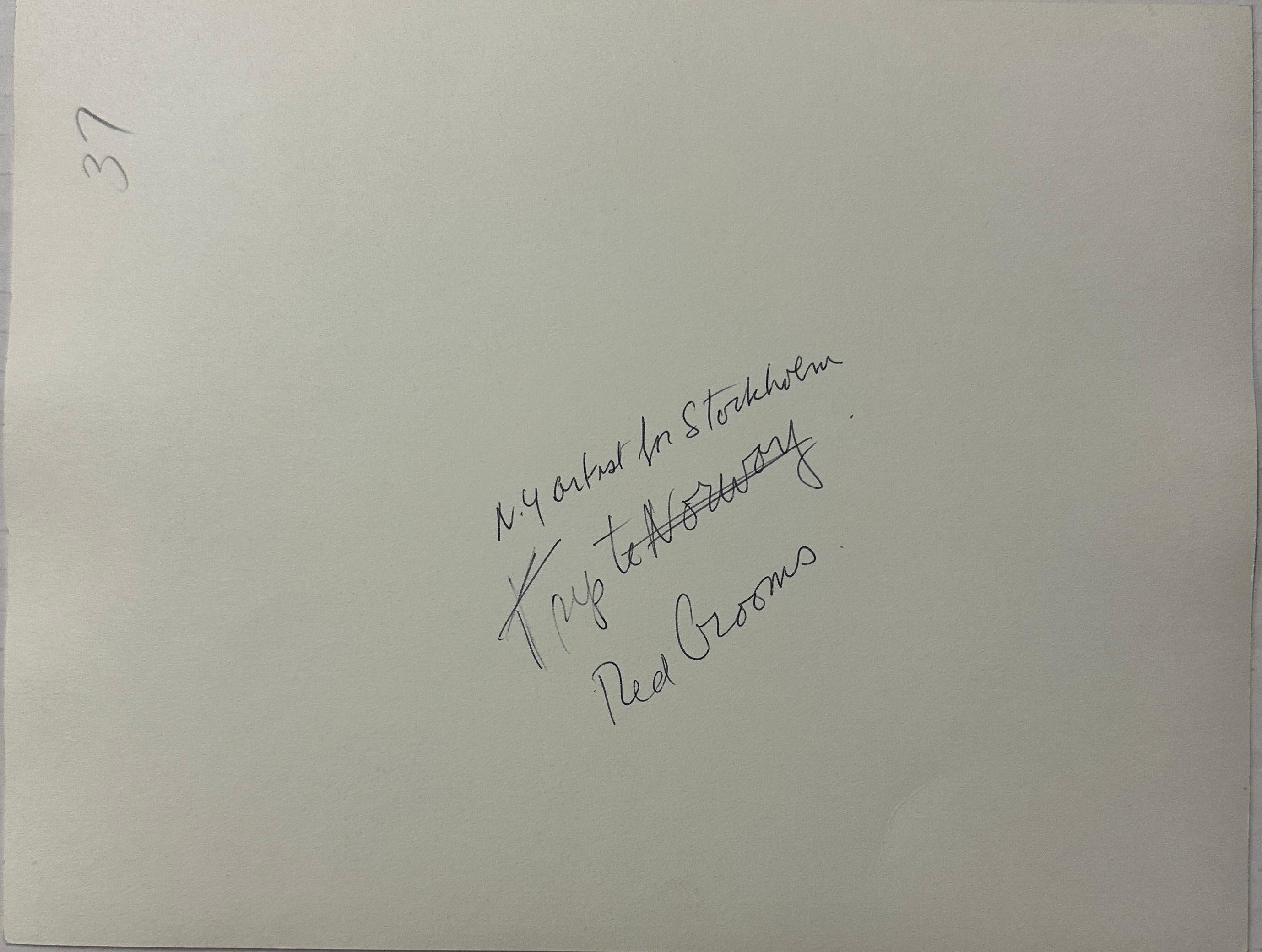 Fin du 20e siècle Hasse Persson - Impressions gélatine argentique - Artistes new-yorkais pour Stockholm 1973 en vente