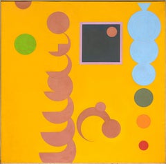 9000 and 9 Nights - Bright Colorful Abstract Painting, 11981