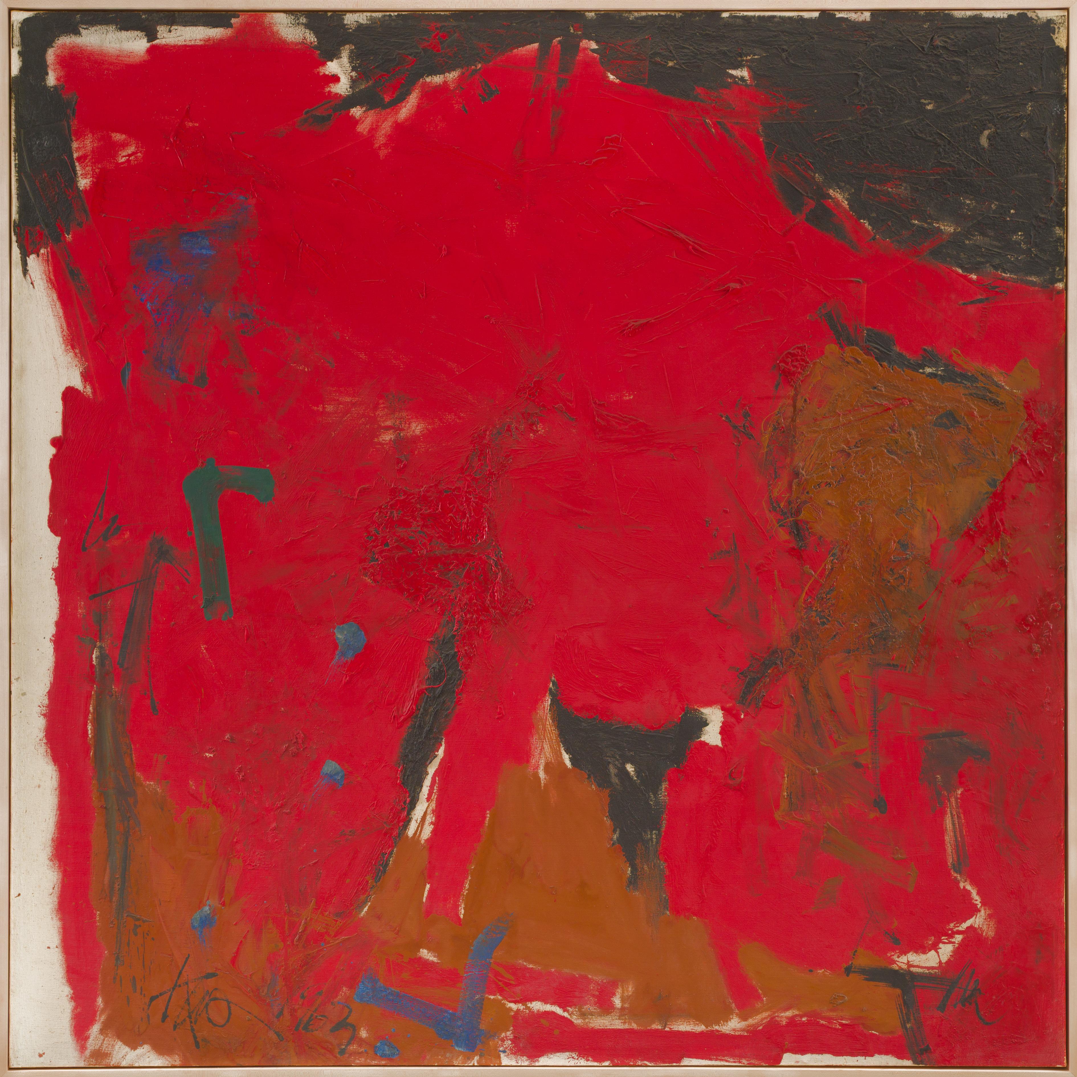 Hassel Smith Abstract Painting – Lu weht wieder