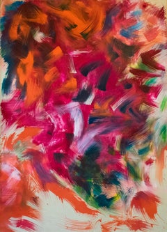 Untitled, Acrylic On Canvas, American Abstract Expressionism