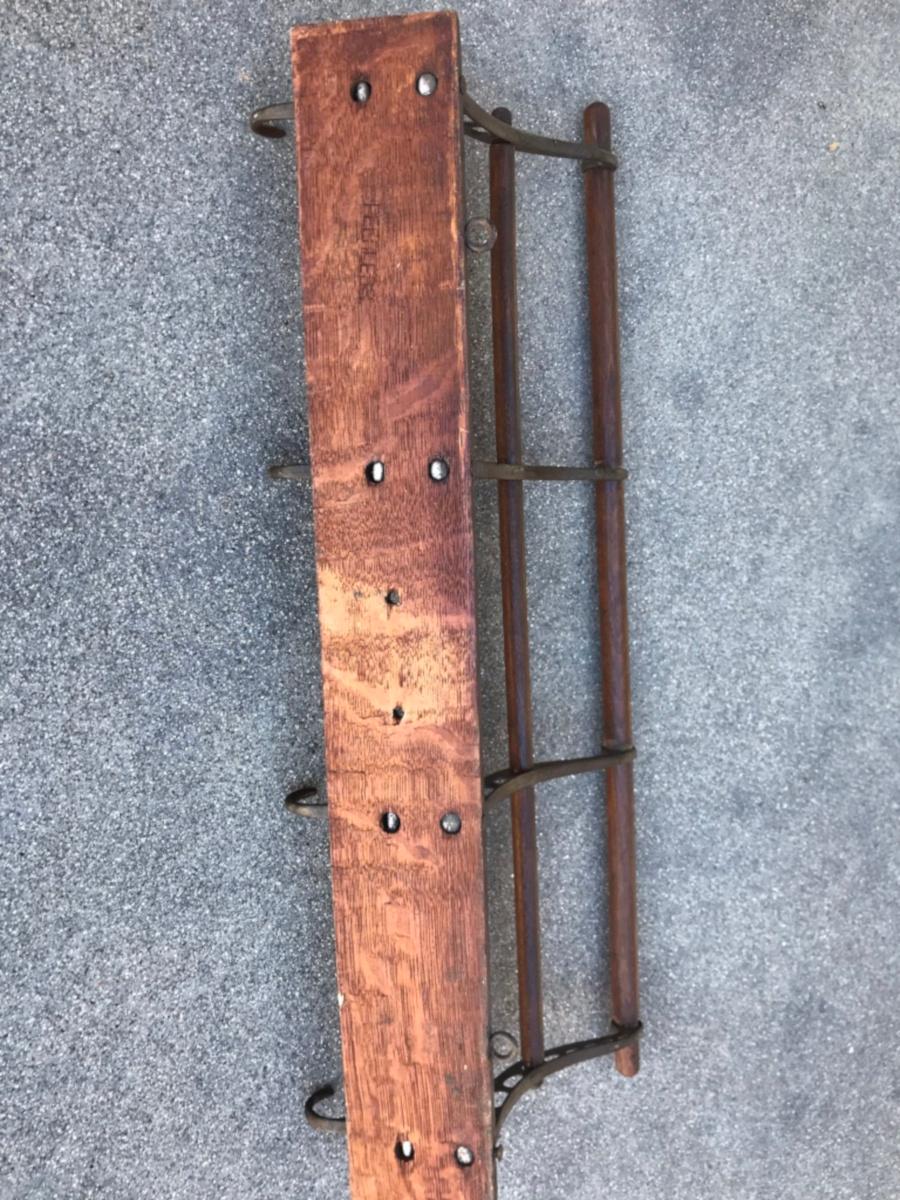 Adirondack Hat and Coat Rack Signed and Dated 1901