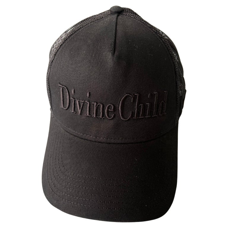 Hat Cotton Trucker Black Divine Child Embroidery J Dauphin For Sale