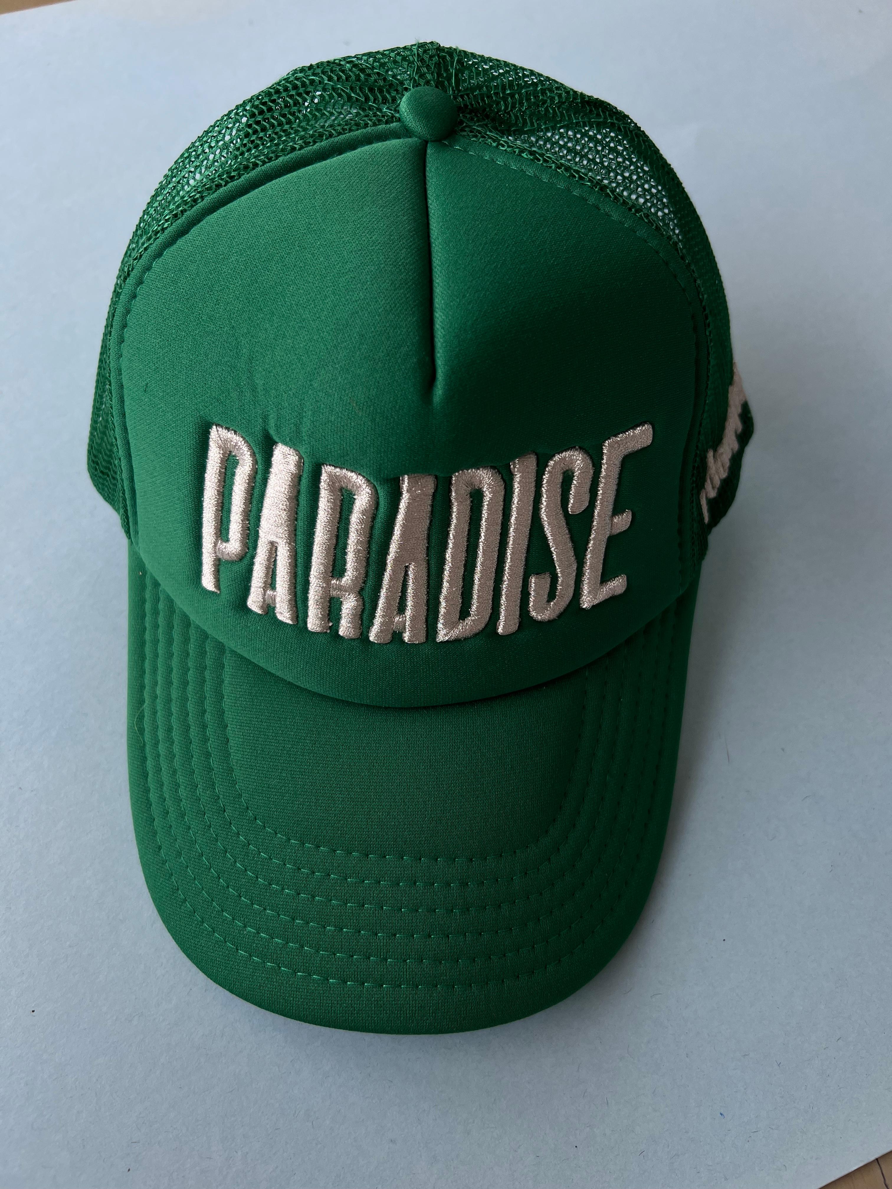 Hat Green Trucker Paradise Silver Embroidery J Dauphin 6