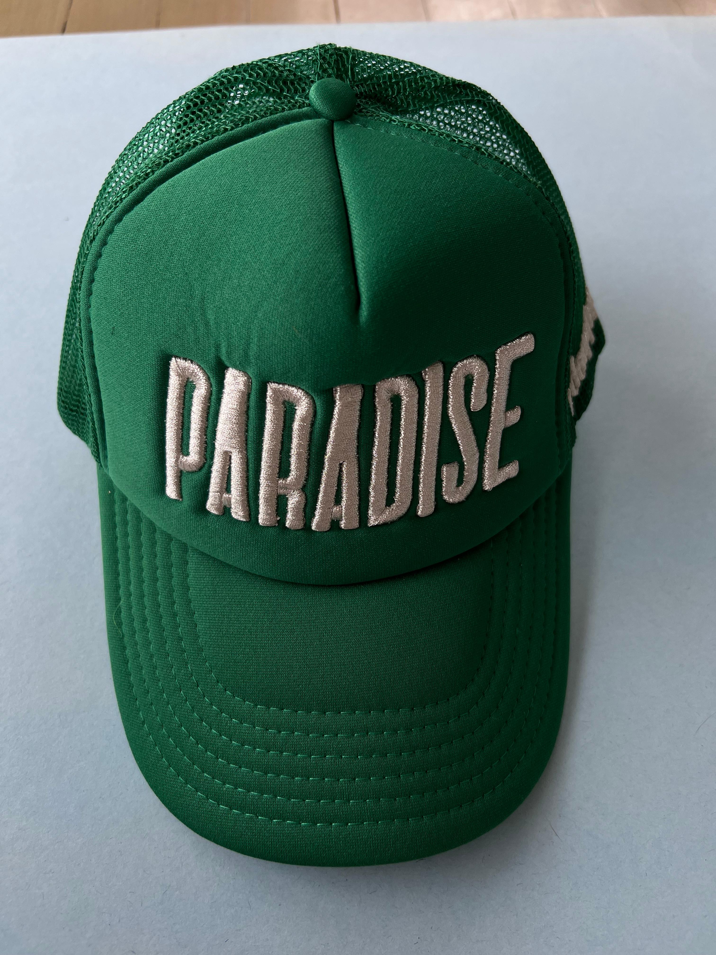 Hat Green Trucker Paradise Silver Embroidery J Dauphin 5