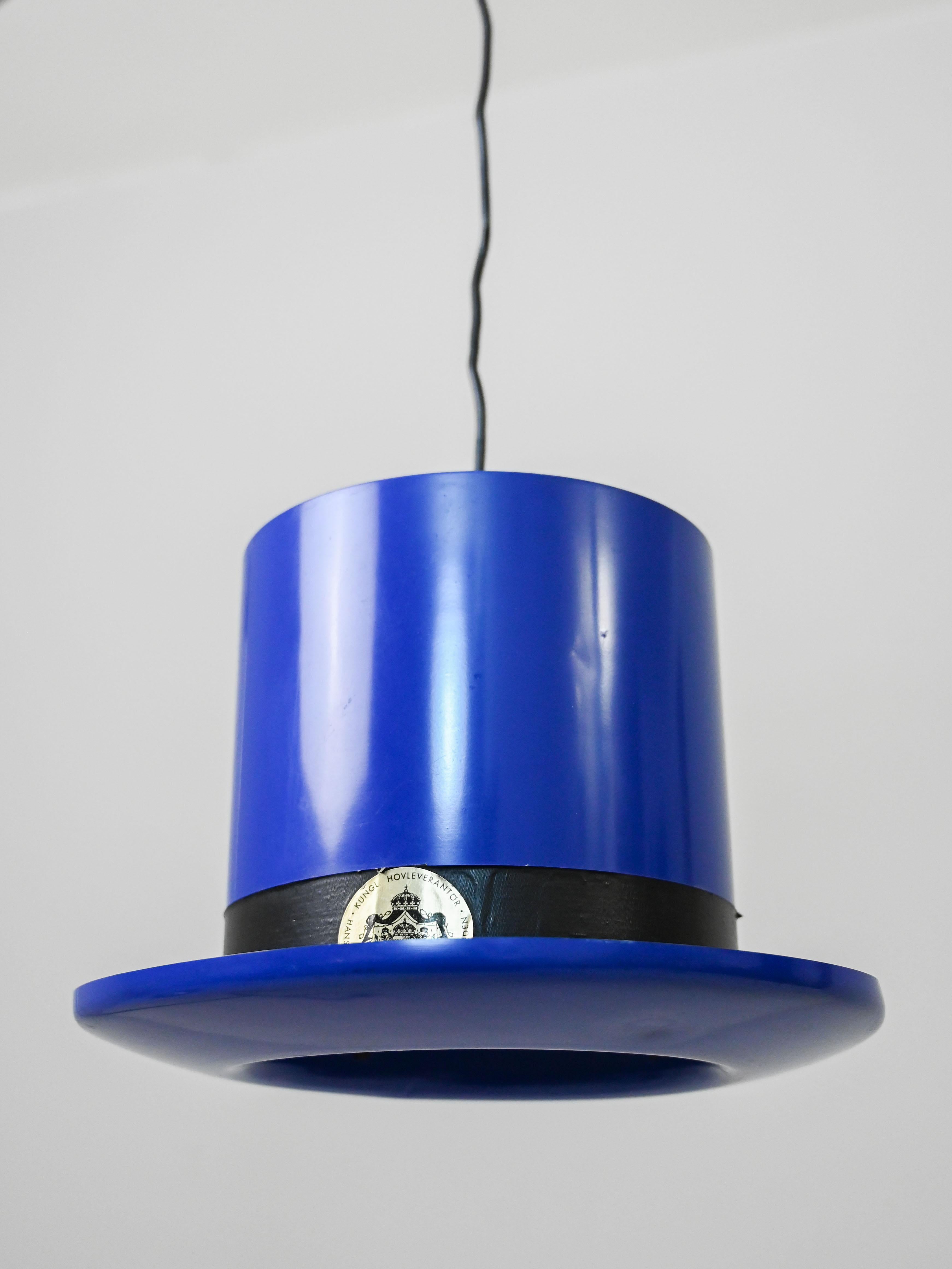 Milieu du XXe siècle Lampe suspendue Hat-Lamp de Hans Agne Jakobsson en vente