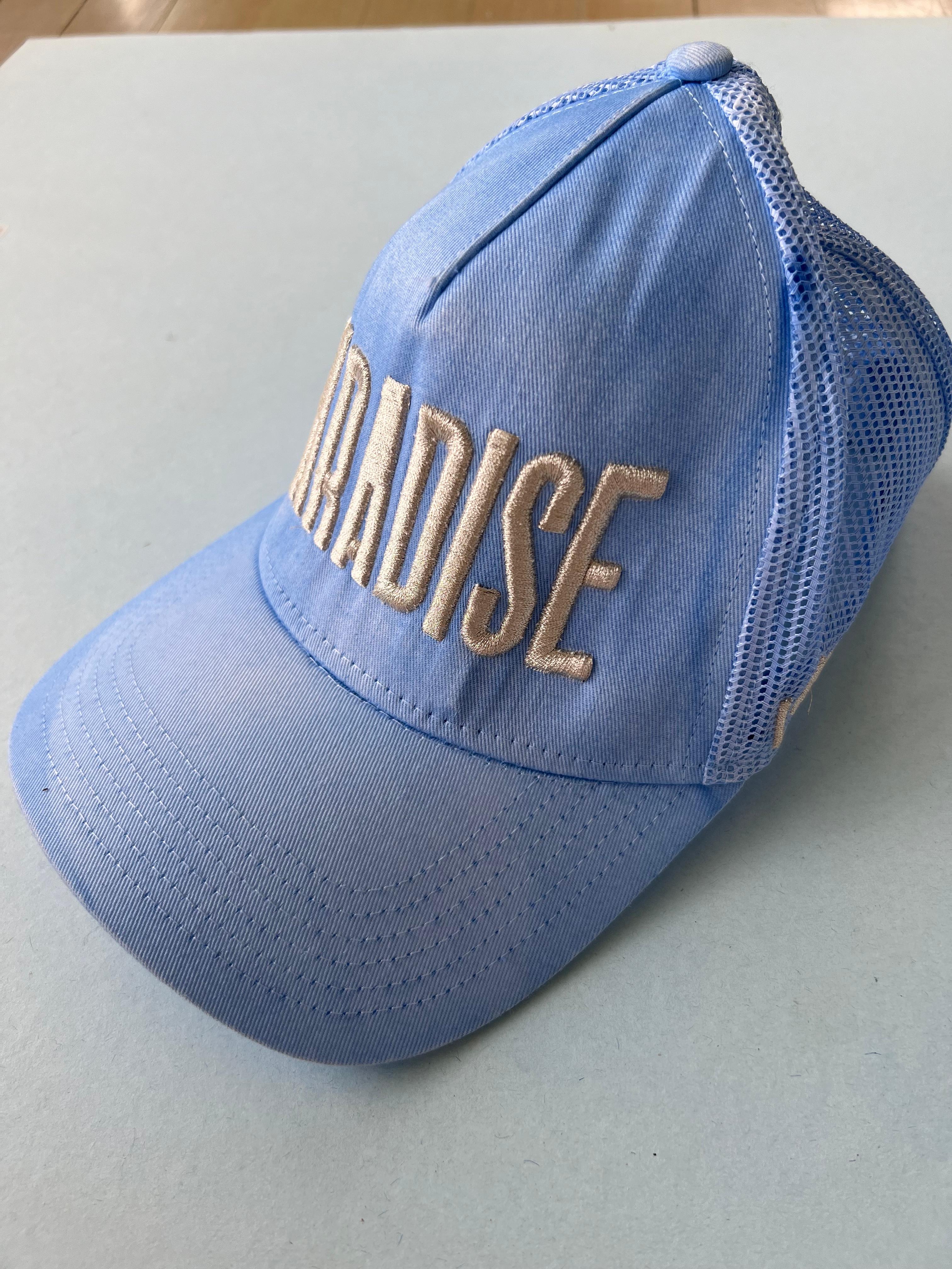 Hat Light Blue Trucker Paradise Silver Embroidery J Dauphin 2