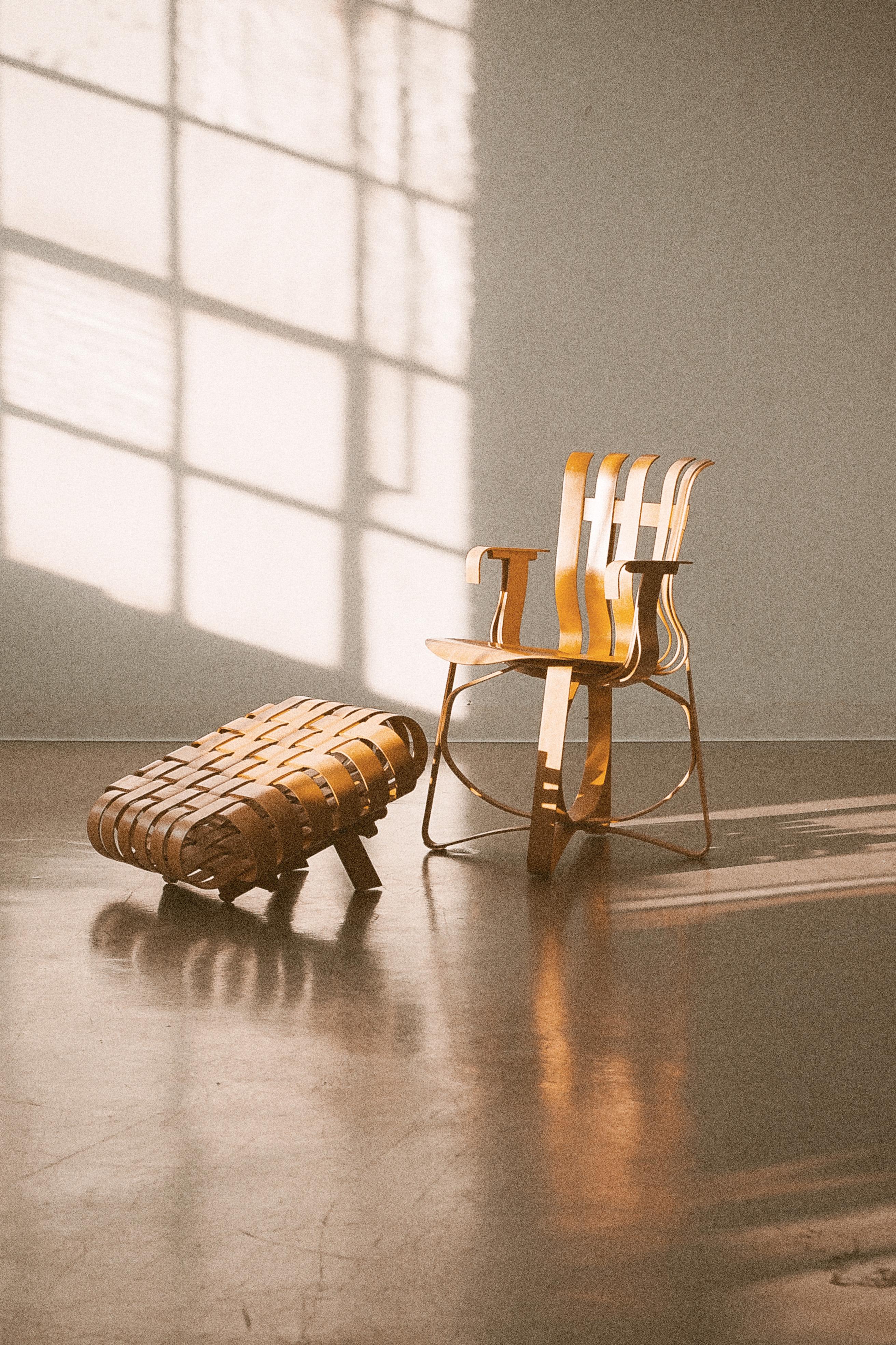 Mid-Century Modern Hat Trick Chair by Frank Gehry for Knoll