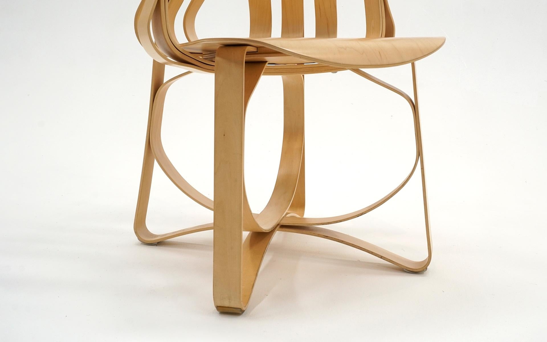 Hat Trick Chairs by Frank Gehry for Knoll, Buy One, a Pair, or All Three, Signed 3