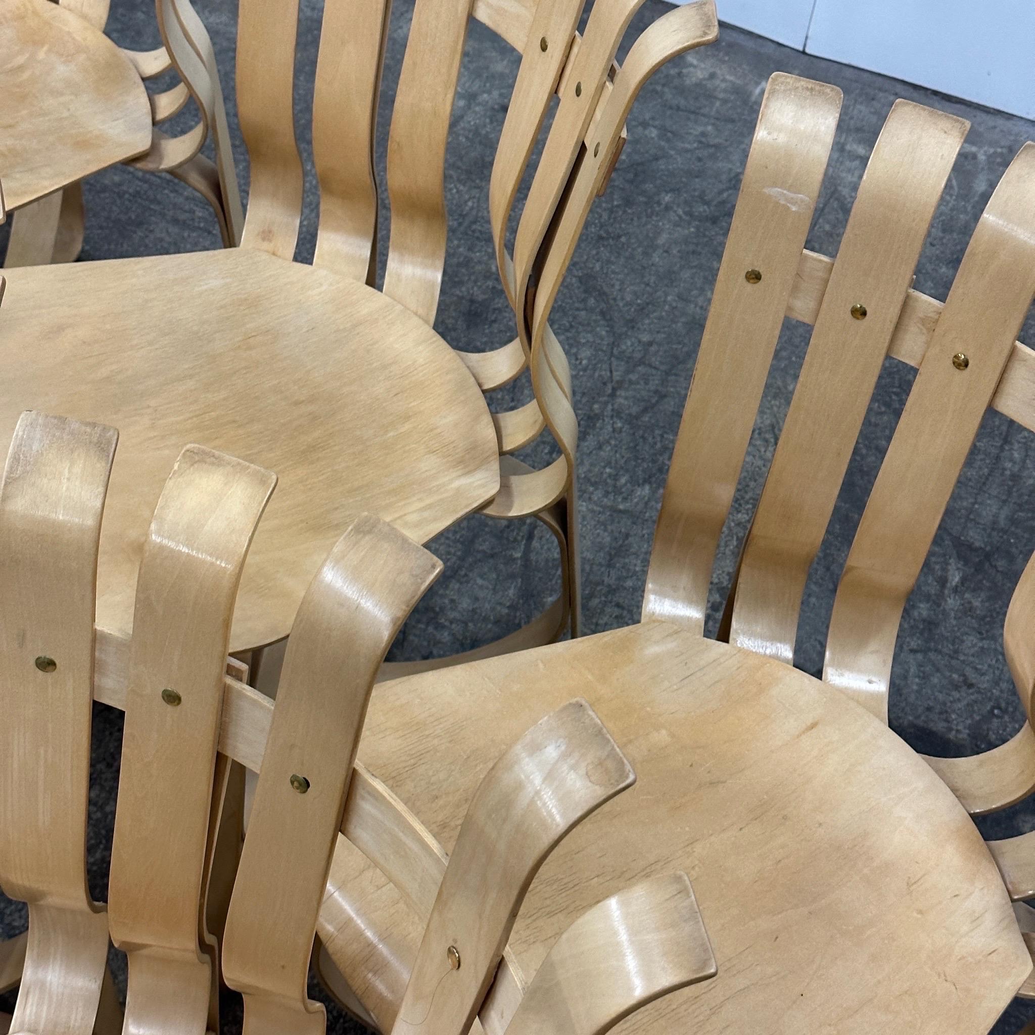 Hat Trick Chairs by Frank Gehry for Knoll For Sale 3