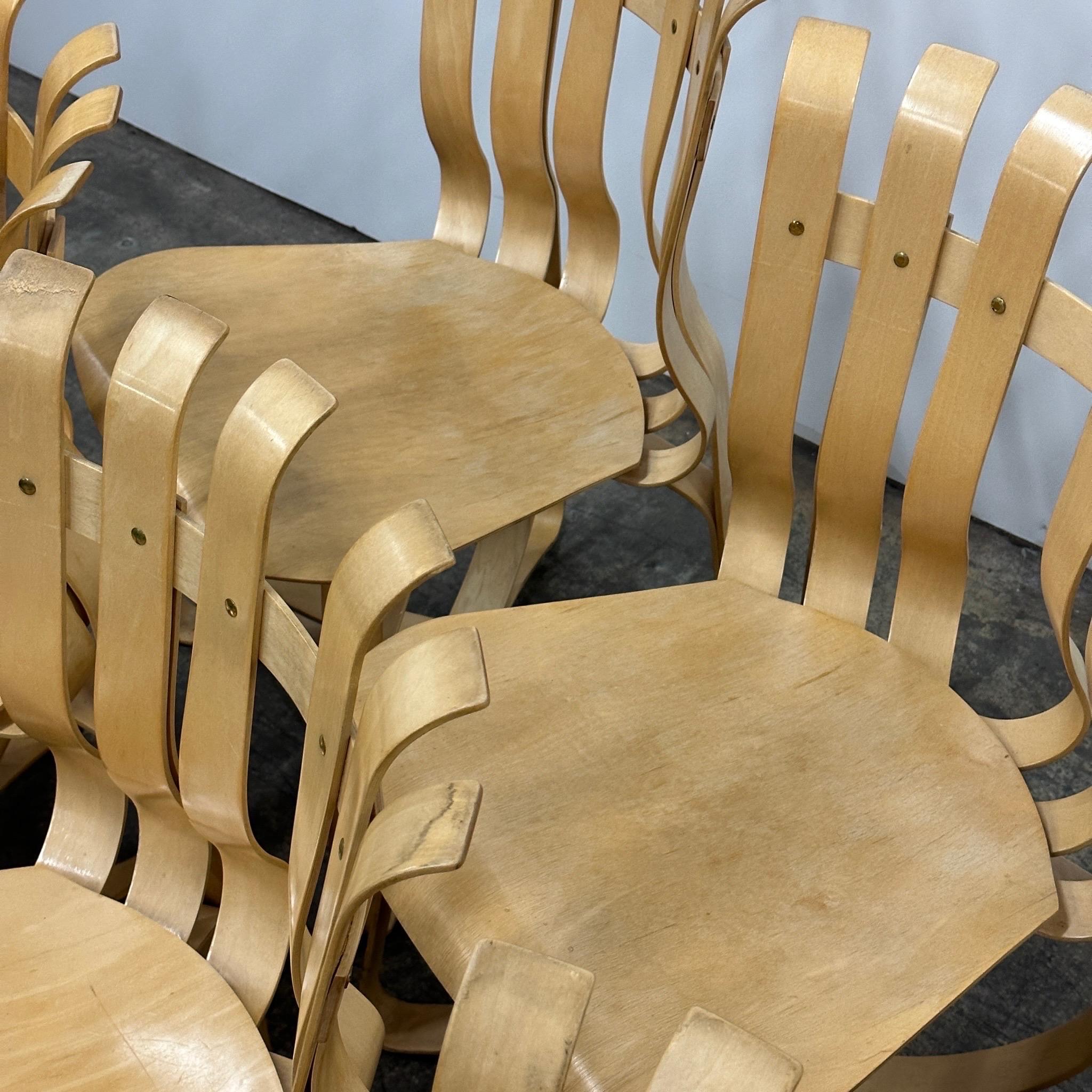 American Hat Trick Chairs by Frank Gehry for Knoll For Sale