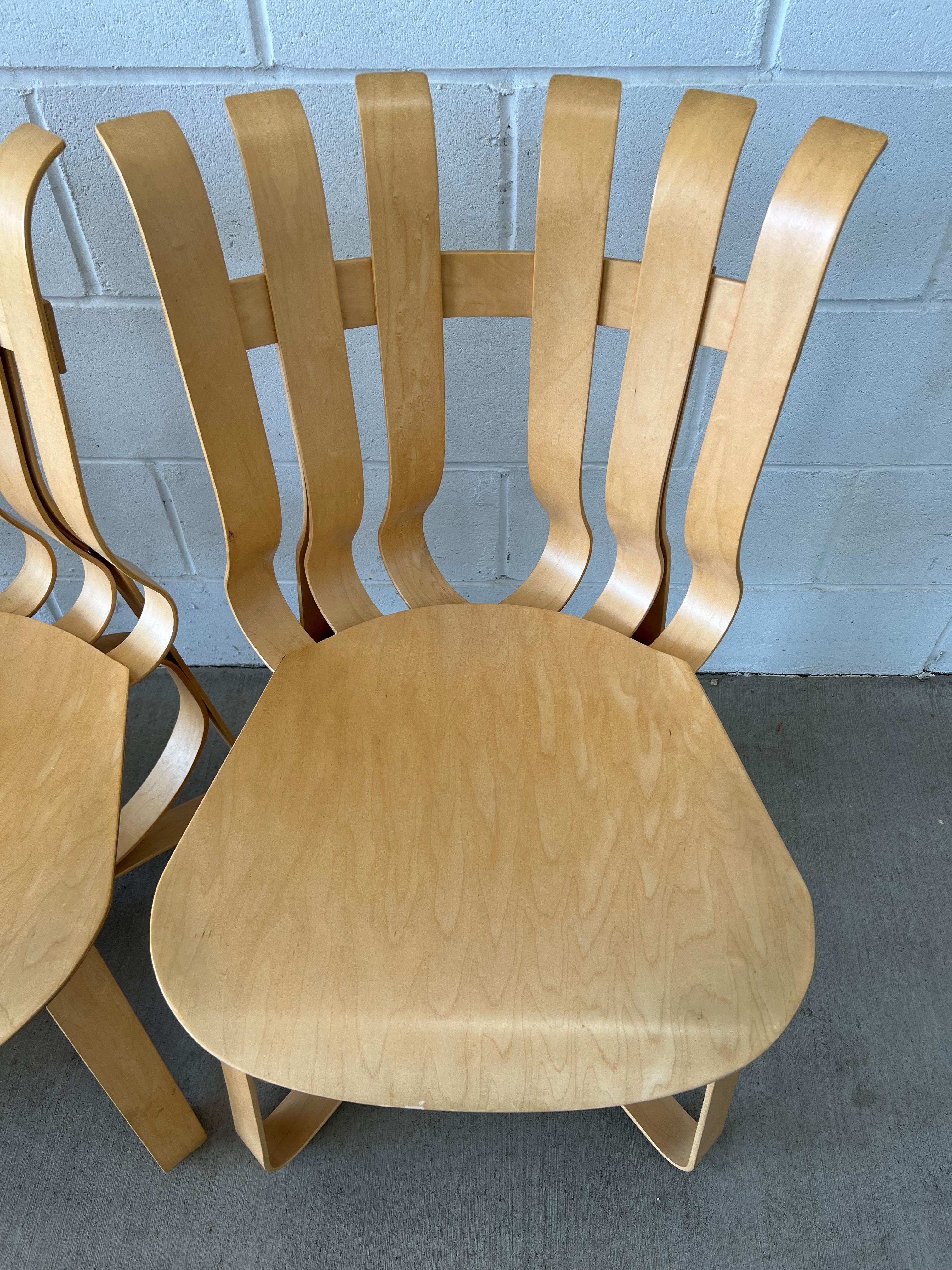 20th Century Hat Trick Chairs by Frank Gehry for Knoll, Set of 4