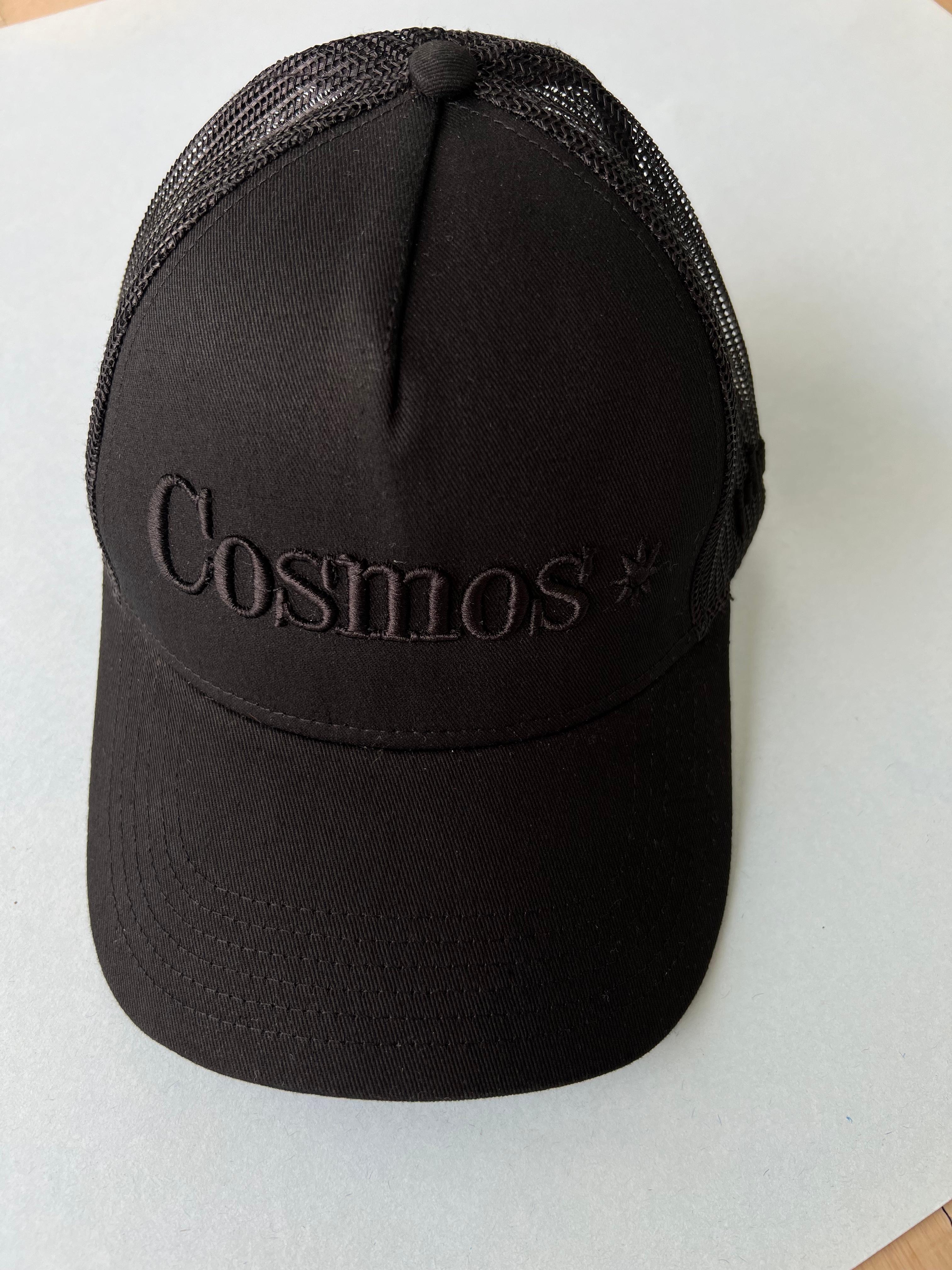 Hat Trucker Black Cosmos Embroidery J Dauphin 6