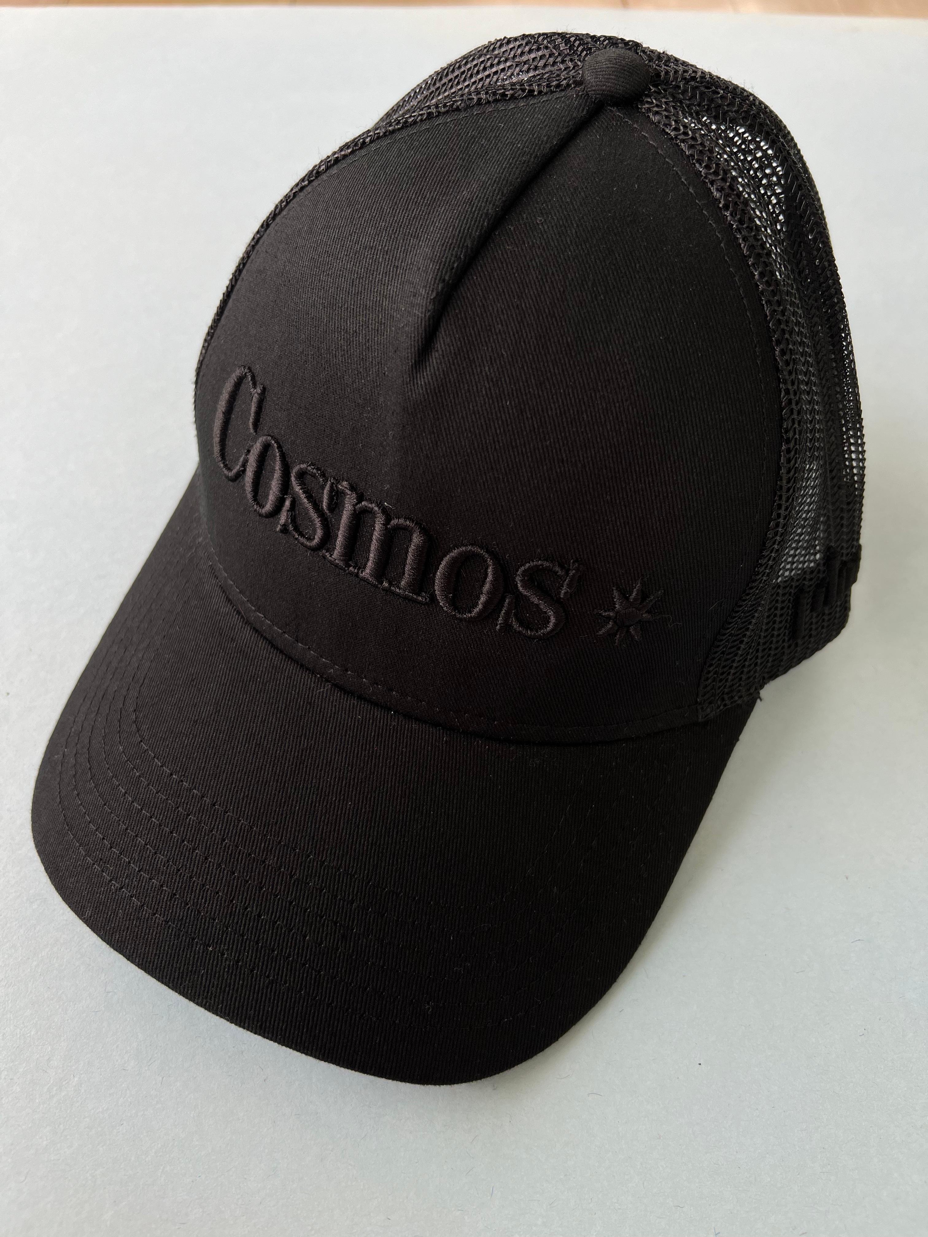 Hat Trucker Black Cosmos Embroidery J Dauphin 9