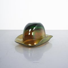 Vase ou bol à chapeau en verre de Murano, Italie, vers 1970