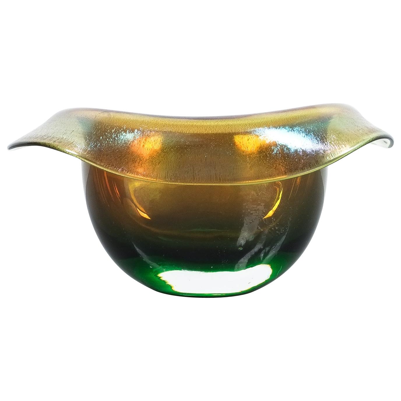 Hat Vase or Bowl Murano Glass, Italy, circa 1970 For Sale