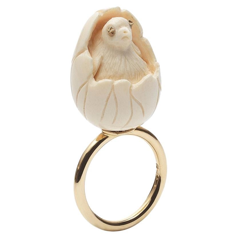 Hatched Dodo Ring For Sale