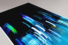 "Empire in Blue, Lights of New York" Giclee Print, Abstract Photography, Limited
