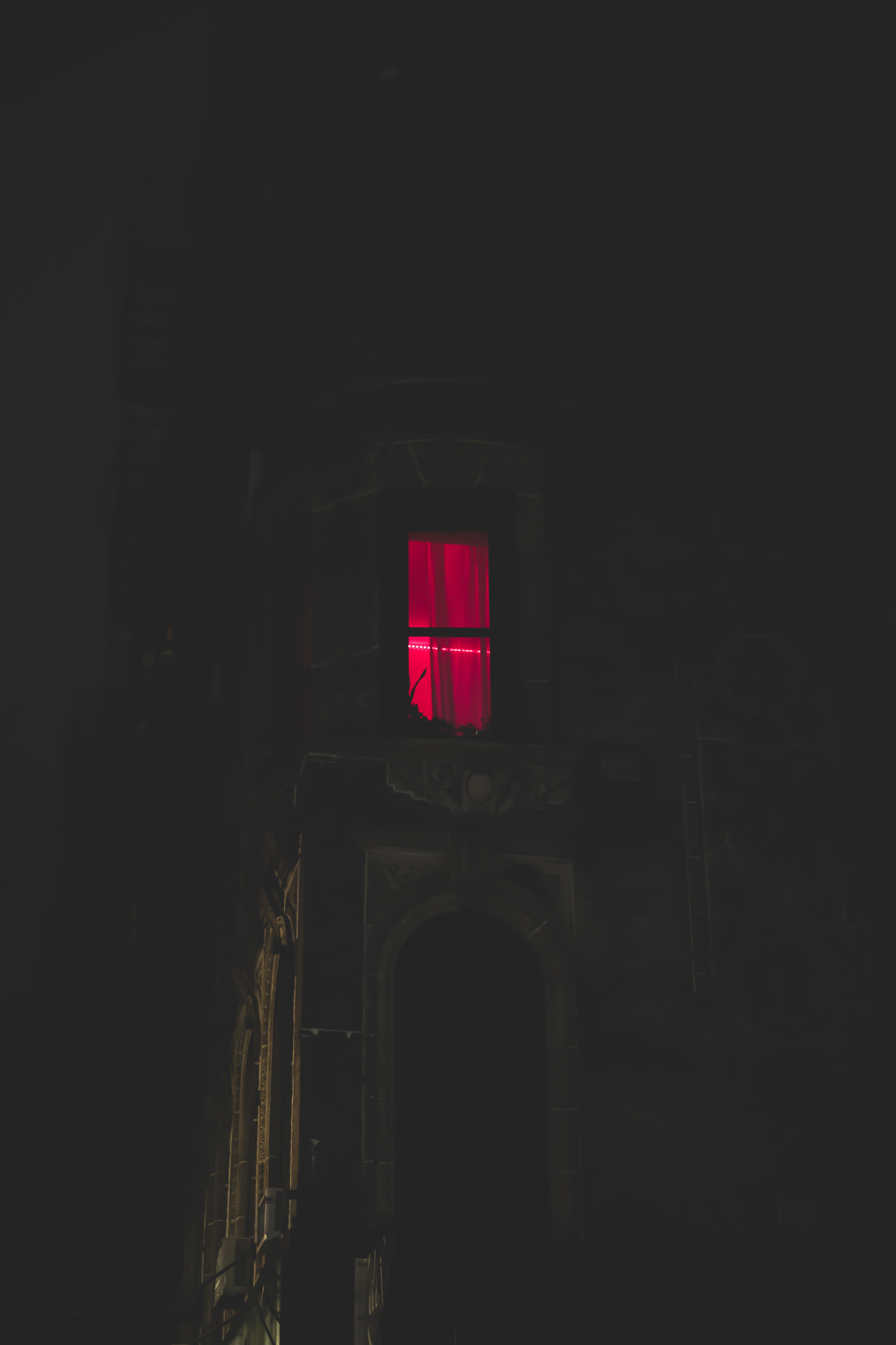 Hatice Besun Color Photograph - Red, Into the Light, Abstract Photography Giclee Print, 1/20, 2021