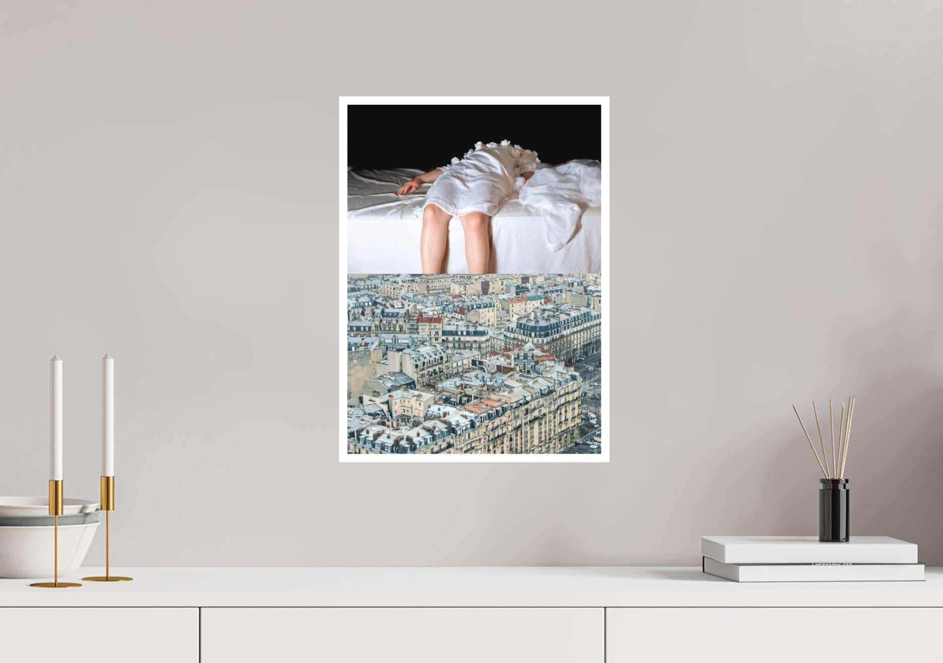 „Kein Titel“ Suche nach dem Titel zwei, Giclee-Druck, Farbfotografie (Grau), Portrait Photograph, von Hatice Besun
