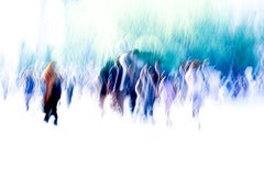 "Union Square" Nueva York,  Impresión Giclée, Fotografía Abstracta, COA Limitado