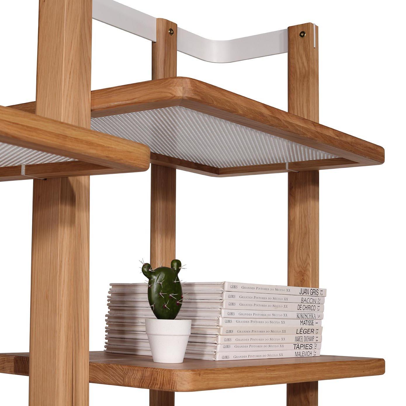 Hatt Shelving System 3 Shelves + Coat Hanger Ash Wood In New Condition For Sale In Monte-Serzedo, 13