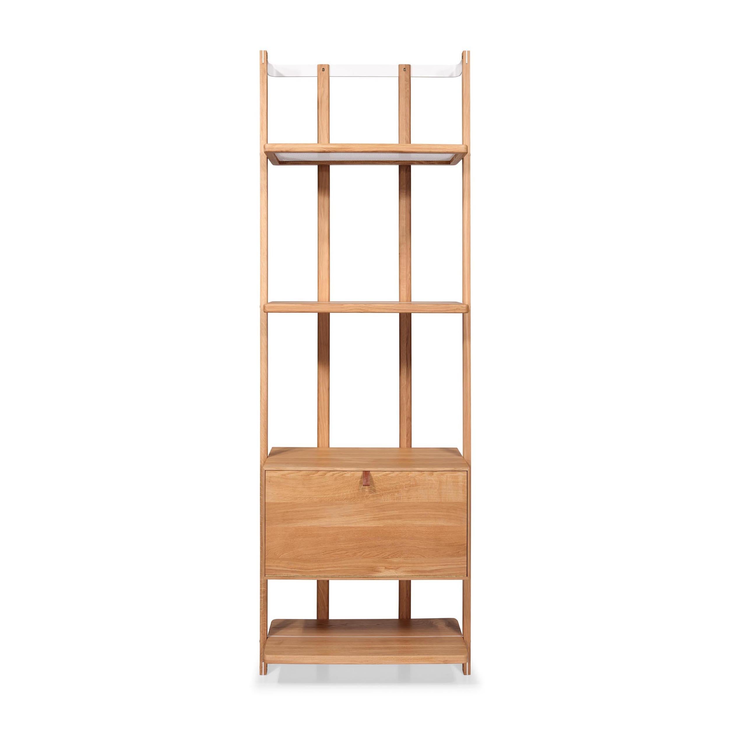 Hatt Shelving System, 6 Shelves Ash Wood For Sale 6