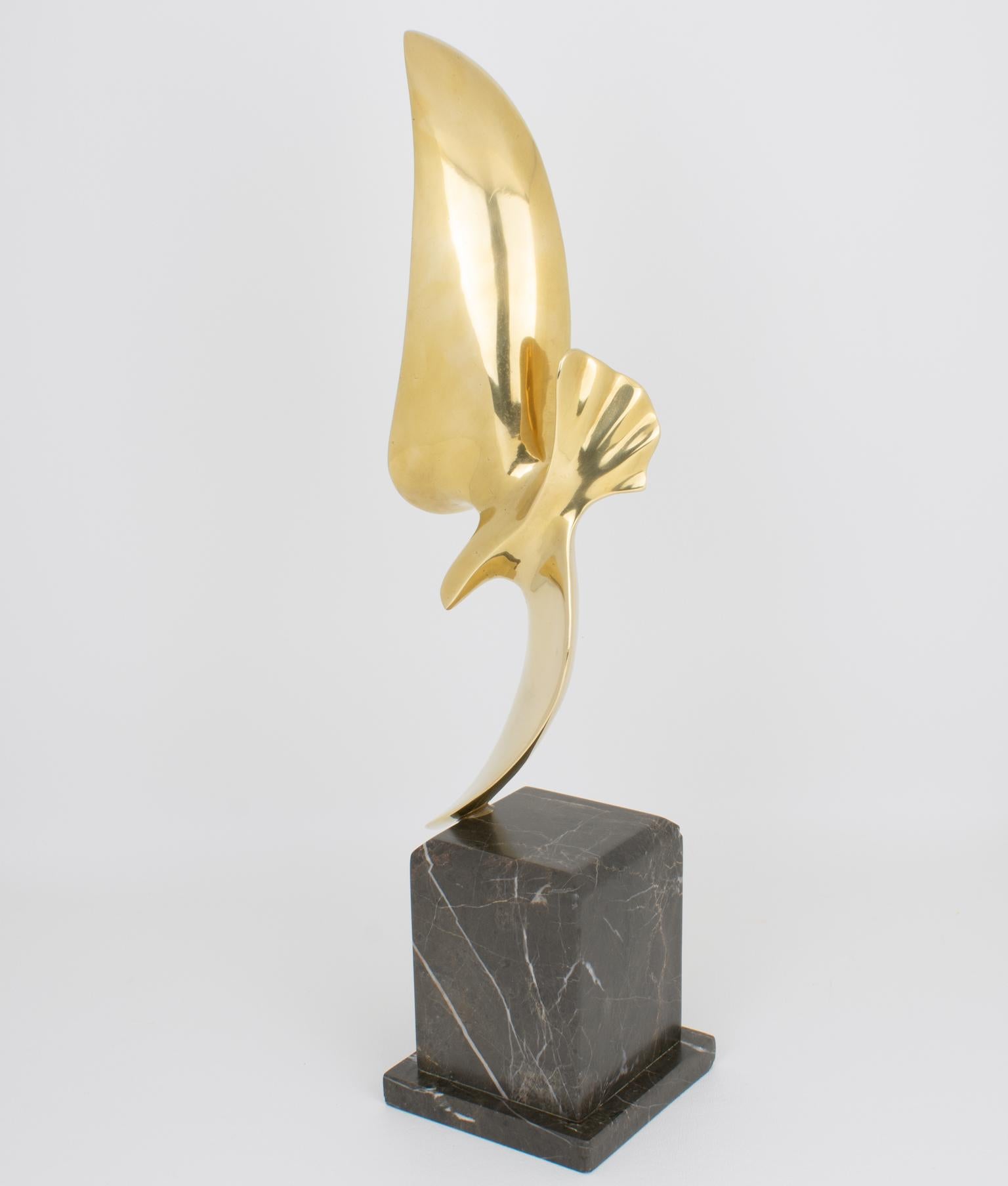 Hattakitkosol Somchai Scultura di uccelli in bronzo, circa 1980 in vendita 15
