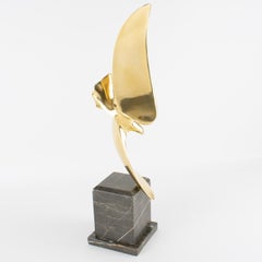 Escultura de pájaro de bronce de Hattakitkosol Somchai Art, hacia 1980