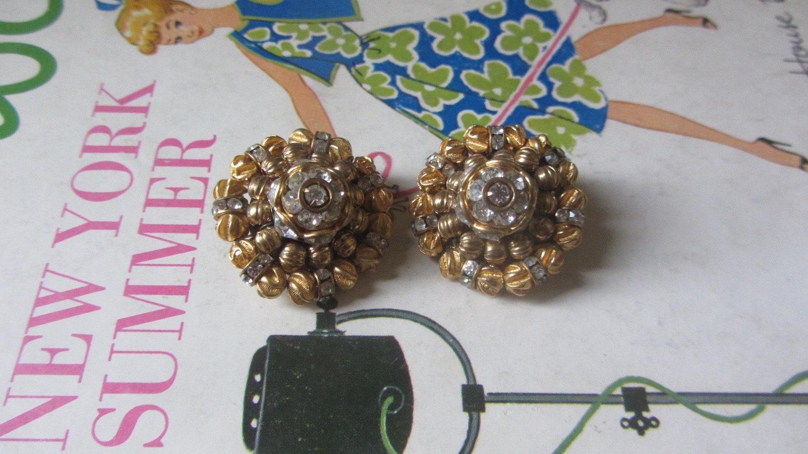 Hattie Carnegie Earrings, Circa 1950s For Sale 2