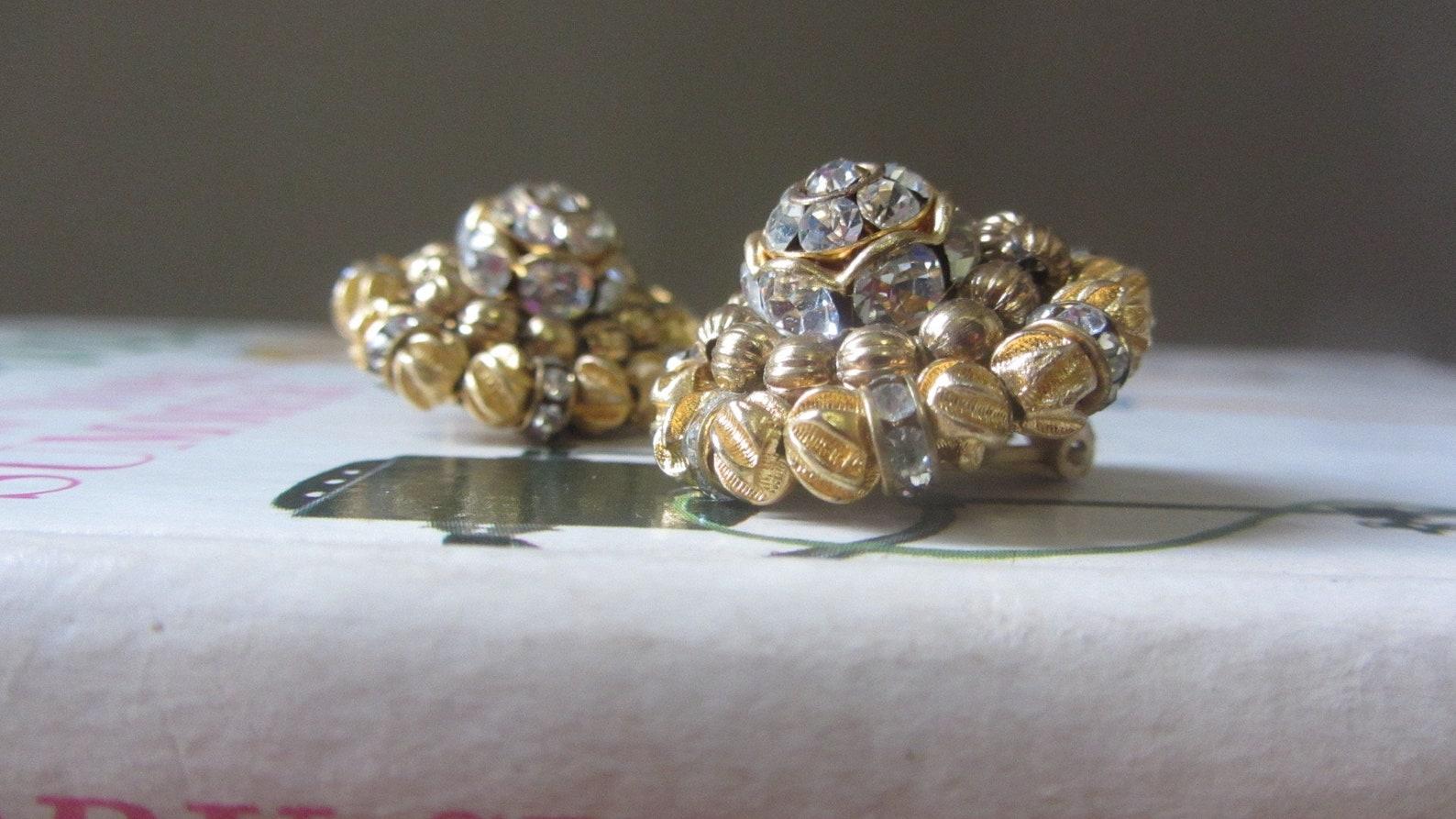 Hattie Carnegie Earrings, Circa 1950s For Sale 4