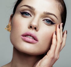 Hattie Carnegie Gilt & Rhinestone Floral Trembler Earrings, Signed, circa 1940s