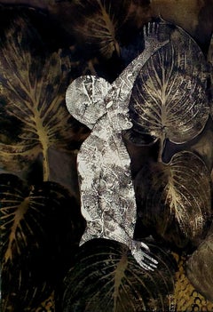 Lost paradises #4 Haude Bernabe Contemporary art Africa man in nature landscape